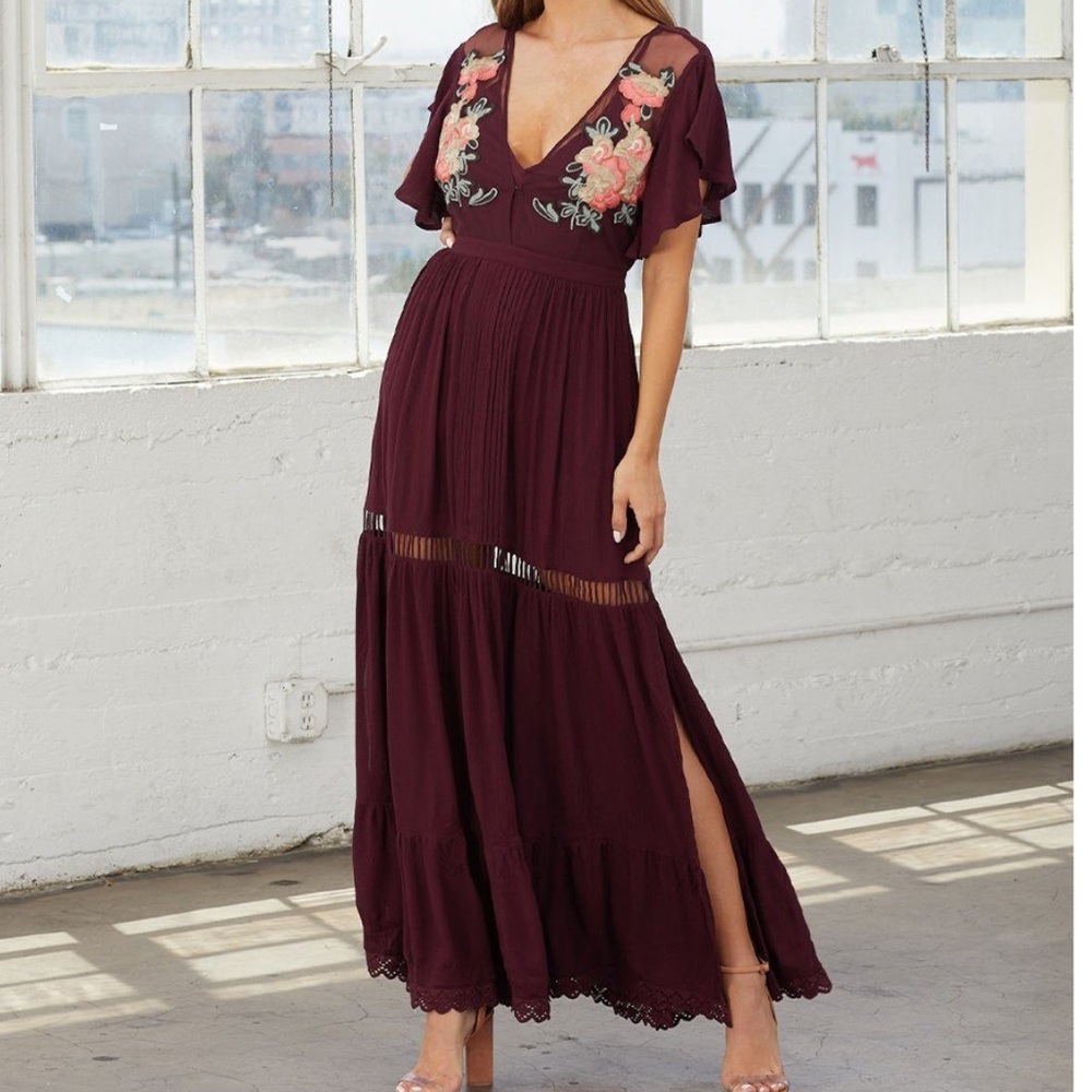 Cleobella amery maxi dress port